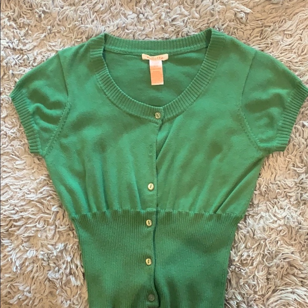 Mountain green cardigan